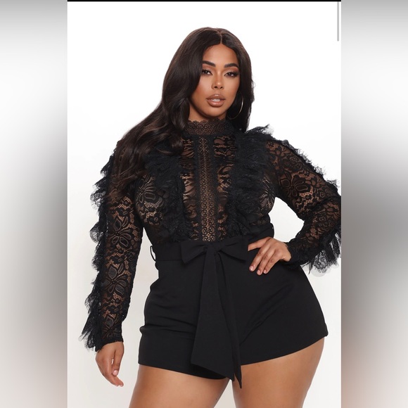 TTPD Inspired: Fashion Nova ‘In My Shadow’ Romper, Black - Picture 8 of 9